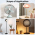 Counterweight POPETPOP Heavy Duty Plastic Lamp Base Weight Sturdy Table and Floor Lamp Chassis for Stability Corrosion