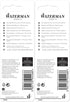 Waterman Black Medium Point Ballpoint Pen Refill, 2 Pack