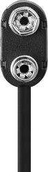 9V Battery Snap On Hard-Shell Clip Connector with Insulated Wires, 3 Pieces