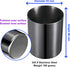 Black Pen Holder for Desk, 304 Stainless Steel Pen Organizer, Pencil Cup, Desktop Stationery Organizer