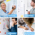 RETON 25 Pcs Black Magnetic Dry Wipe White Board Markers with Eraser Cap - 4.5 in Mini Fine Tip