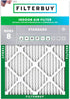 Filterbuy 16x20x1 Air Filter MERV 8 Dust Defense - Pleated HVAC AC Furnace Replacement (Actual Size: 15.50 x 19.50 x