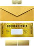 Mikki Joan Set | Golden Ticket Scratch Card | Personalized Gift for Birthdays, Movie Vouchers & Special Messages |