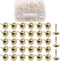 Hilitchi 200-Pieces 7/16''(11mm) Antique Upholstery Nails Tacks - Furniture Tacks, Upholstery Tacks, Thumb Tack Push
