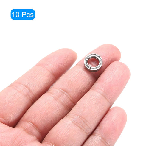uxcell 10pcs MR117ZZ Miniature Deep Groove Ball Bearings 7x11x3mm for Electric Motor, Home Appliances