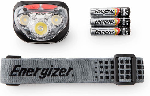 Energizer Pro400 LED Headlamp - Rugged IPX4 Water Resistant Head Light, Ultra Bright for Running, Camping, Outdoor,
