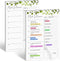 Joyberg 2 PCS Magnetic Weekly Meal Planner for Fridge, 8.3x5.5”, Undated Weekly Meal Planner and Grocery List, Tearable