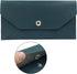 PU Leather Money Cash Envelopes Bag, Reusable Wallets for Cash, Check, Billing, Green
