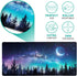 Extended Gaming Mouse Pad, XL Large Desk Pad, Stitched Edges, 3mm Thick Non-Slip Rubber Base, 31.5 X 11.8 Inch