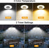 3000LM 3 IP65 Auzev Solar Lights Indoor Outdoor Solar Powered Shed Light with Switch, Remote, Timer, CCT Waterproof