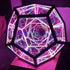 WBTY Dodecahedron Art Light, Space LED Light Adjustable Color Light, Creative Cool Infinite Color Night Light Ambient