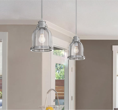 Westinghouse 5167220 8 Watt A19 Dimmable Clear Filament LED Light Bulb, 75 Watt Equivalent, 6 Pack