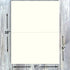5x7 80 lb 100 Pack Hamilco Blank Greeting Cards and Envelopes Folded Cream Card stock Cover