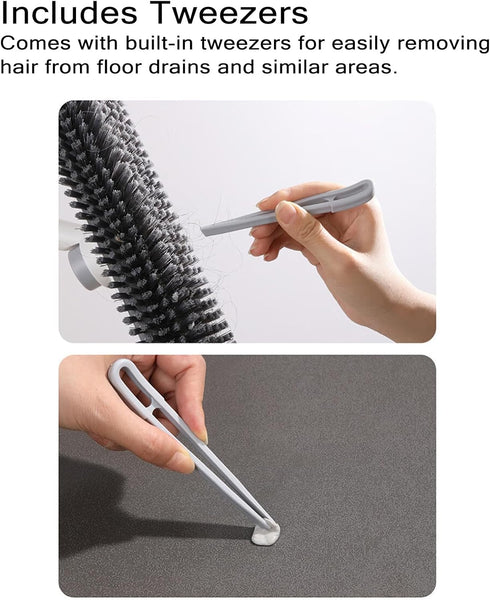 Generic 3 1 2026 in Adjustable Scrub Brush, New Floor Scrub Brush with Long Handle Equipped with Hidden Hooks Heavy
