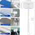 Shower,4-in-1 4 MOSEN Scrub Brush for Cleaning Brushes with Different Function Cleaning Heads Brush for Shower Cleaning