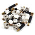 10 Set 40mm Cam Lock Screws for Furniture,3 in 1 Cam Lock Fasteners,Cam Fitting with Dowel and Pre-Inserted Nut for Cabinet Drawer Connecting