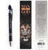 Man of God Gift, Bible Verse Pen with Bookmark - 1 Timothy 6:11, Inspirational Christian Pens for Men & Women with