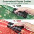 WAMTHUS Wrapping Paper Cutter, Christmas Gift Wrapping Paper Cutter/Kraft Craft Paper Roll Sliding Wrapping Paper