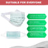 Disposable Face Masks 3 Ply with Ultra Soft Ear Loops - Beautifully Printed Breathable Protection Masks (50 Count, Pack