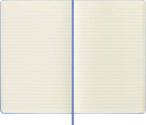 Moleskine Classic Notebook, Large, Ruled, Hydrangea Blue, Hard Cover (5 X 8.25)