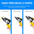 Fiber Stripper, 6 Cable Stripper with Safe Lock and Anti-Slip Handle, High-carbon Steel Fiber Optic Tool