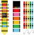 JarThenaAMCS Student Behavior Clip Chart for Classroom Kids Track Reward Incentive Behavior Pocket