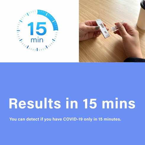 OHC Covid Tests For Home Rapid, 2 Tests Per Box, Results in 15 Minutes