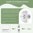 Screws,130lbs+ Countersunk 10 Pack Neosmuk Magnets with Heavy Duty Rare Earth Neodymium Mounting Magnets with Holes