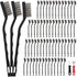 Jikvmis 60 PCS Mini Wire Brush Stainless Steel Brush SetMasonry Brush Wire Bristle