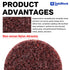 Linkiblock 25Pcs 3 inch Medium Abrasive Nylon Surface Conditioning Quick Change Sanding Discs R-Type with Adapter