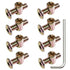 FOCMKEAS 8 Pcs M6 20mm Crib Screws,Hex Socket Drive Round Head Screw,Furniture Bolt,Crib