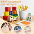 VisgDesg 560PCS Labels for Kids Stuff Daycare, Waterproof Baby Bottle Labels, Name Label, Self-Laminating Write-on Tag