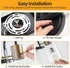 Apenath 3 Light Bathroom Vanity Light, Black and Gold Bathroom Wall Light Fixtures with Clear Glass Shade, Modern Wall