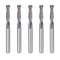 SpeTool 5Pcs 2-Flute Square Nose Carbide End Mill, 1/8 Inch Router Bit with 1/8 inch Shank, CNC Machine Tools, TiAlN