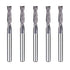 SpeTool 5Pcs 2-Flute Square Nose Carbide End Mill, 1/8 Inch Router Bit with 1/8 inch Shank, CNC Machine Tools, TiAlN