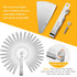 32 Blades Stainless Steel Feeler Gauge: Metric and Imperial Gap Measuring Tool for Spark Plug, Valve Adjustment