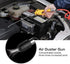 Air Blow Gun with 10" Long Angled Nozzle, Aluminium Alloy Pneumatic Dust Removing Gun Accessory with Joint