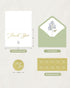 50 Pack 4x6 Inches, MAOBUYOU Floral Thank You Cards with Envelopes, Bulk Greeting Cards Green Envelopes