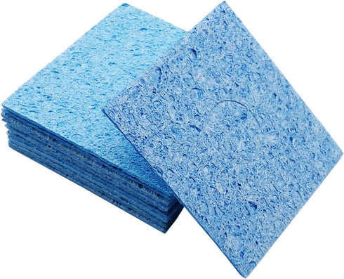 10 60mm 60mm 10mm,Blue Pcs Soldering Iron Special High Temperature Sponge,With Holes x x