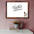 Dry Erase White Board, Magnetic Surface for Office, School, Home, Hanging Board for Decoration, Planning, Memo, 12"x 16"