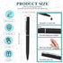 Teling 36 Pcs Small Ballpoint Pen Mini Pens Bulk 4 Inch Short Small Pens Tiny Pen Ink Ballpoint Pens for Notebook Notepads School Office(Black) by Teling