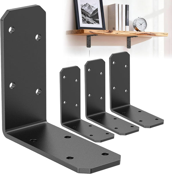 SecureLatch 3"3"1.2" 90 Degree Galvanized Corner Brace, Heavy Duty L Shape Bracket for
