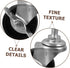 4pcs PRETYZOOM Furniture Caster Wheels Replacement Wheels Side Brakes for Rolling Cart