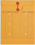 Blue Summit Inter-Department Envelopes, String Tie, Brown Kraft, 10 x 13 Inches – 100 Envelopes