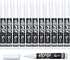 VILMA 12 Pack White Liquid Chalk Markers, Wet Erase Markers for Chalkboard Signs, Windows, and Blackboards