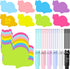 Cat Stationery Set / 720 Sheets Cat Sticky Notes with 24 Pcs Cat Pens / Cute Cat Office Supplies for School and Gifts