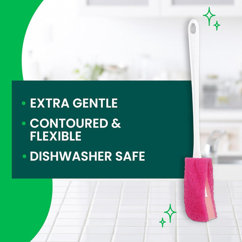 Scotch-Brite Safe Water Bottle Scrubber - Ideal for All Bottle Types