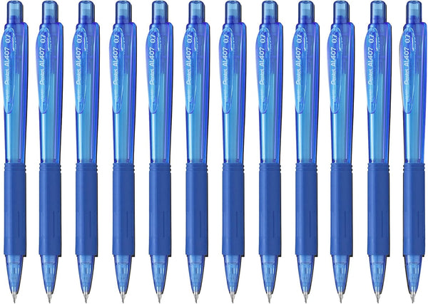 Pentel 0.7mm Wow Mechanical Pencil with Blue Barrel, Box of 12 (AL407C)