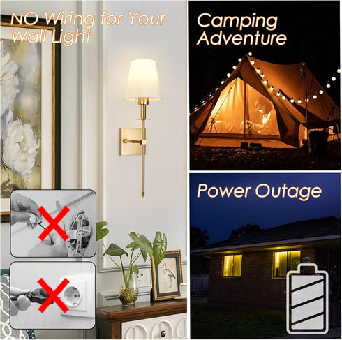 Rechargeable Light Bulb with Remote Control, 50W Equivalent, Battery Operated LED Bulbs, E26 Base, 1 Pack