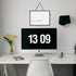 Double-Sided Dry Erase Board 16" x 12", Small Black Frame Hanging Whiteboard for Home, School, Office